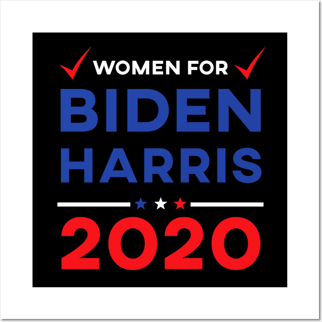 Women For Biden Harris 2020 Wall Art by MasliankaStepan